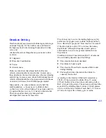 Предварительный просмотр 241 страницы Cadillac 2001 DeVille Owner'S Manual