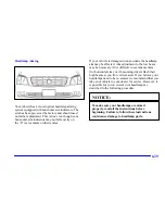 Предварительный просмотр 347 страницы Cadillac 2001 DeVille Owner'S Manual