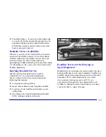 Предварительный просмотр 391 страницы Cadillac 2001 DeVille Owner'S Manual