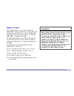 Предварительный просмотр 335 страницы Cadillac 2002 DeVille Owner'S Manual