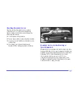 Предварительный просмотр 421 страницы Cadillac 2002 DeVille Owner'S Manual