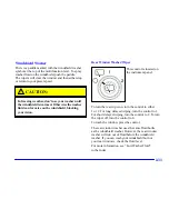 Предварительный просмотр 112 страницы Cadillac 2002 Escalade Owner'S Manual