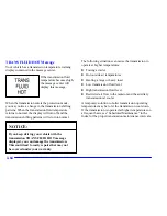 Предварительный просмотр 163 страницы Cadillac 2002 Escalade Owner'S Manual