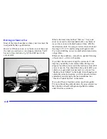 Предварительный просмотр 245 страницы Cadillac 2002 Escalade Owner'S Manual