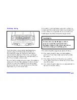 Предварительный просмотр 342 страницы Cadillac 2002 Escalade Owner'S Manual