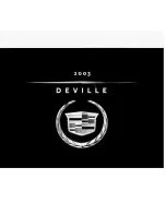 Cadillac 2003 DeVille Owner'S Manual preview