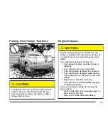 Предварительный просмотр 109 страницы Cadillac 2004 Cadillac Escalade EXT Owner'S Manual