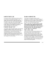 Preview for 189 page of Cadillac 2005 Cadillac Escalade EXT Owner'S Manual