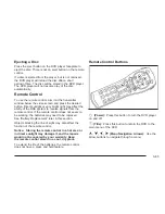 Preview for 221 page of Cadillac 2005 Cadillac Escalade EXT Owner'S Manual