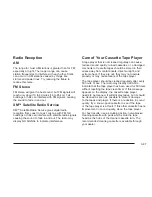 Preview for 233 page of Cadillac 2005 Cadillac Escalade EXT Owner'S Manual