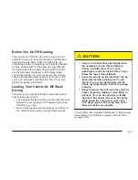 Preview for 253 page of Cadillac 2005 Cadillac Escalade EXT Owner'S Manual