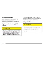 Preview for 350 page of Cadillac 2005 Cadillac Escalade EXT Owner'S Manual