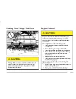 Предварительный просмотр 99 страницы Cadillac 2005 SRX Owner'S Manual