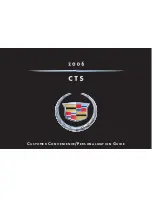 Cadillac 2006 CTS Personalization Manual preview