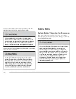 Preview for 14 page of Cadillac 2006 Escalade EXT Owner'S Manual