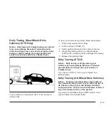 Предварительный просмотр 305 страницы Cadillac 2006 Escalade Owner'S Manual