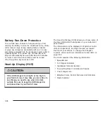 Preview for 144 page of Cadillac 2006 XLR Owner'S Manual