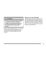 Preview for 51 page of Cadillac 2007 DTS Owner'S Manual