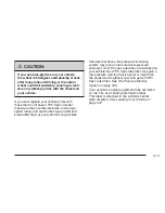 Preview for 413 page of Cadillac 2007 DTS Owner'S Manual