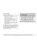 Preview for 349 page of Cadillac 2007 Escalade EXT Owner'S Manual