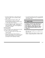 Предварительный просмотр 341 страницы Cadillac 2007 Escalade Owner'S Manual