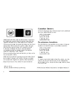 Preview for 2 page of Cadillac 2009 DTS Owner'S Manual