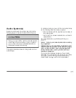 Preview for 235 page of Cadillac 2009 DTS Owner'S Manual