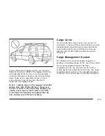 Предварительный просмотр 135 страницы Cadillac 2009 SRX Owner'S Manual