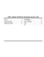 Cadillac 2009 STS Manual предпросмотр
