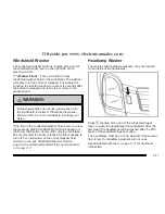 Предварительный просмотр 191 страницы Cadillac 2010 STS Owner'S Manual