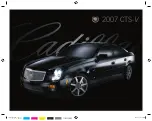 Предварительный просмотр 1 страницы Cadillac 2011 CTS-V Sports Sedan Specification