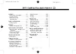 Preview for 1 page of Cadillac 2011 Escalade Hybrid Manual