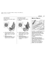 Предварительный просмотр 14 страницы Cadillac 2016 CTS Owner'S Manual