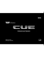 Preview for 1 page of Cadillac 2016 CUE User Manual