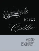 Предварительный просмотр 1 страницы Cadillac 60 Series 1963 Shop Manual