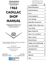 Предварительный просмотр 2 страницы Cadillac 60 Series 1963 Shop Manual