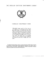 Предварительный просмотр 4 страницы Cadillac Cadillac 1973 Shop Manual