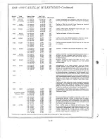 Preview for 67 page of Cadillac Calais 1969 Data Book