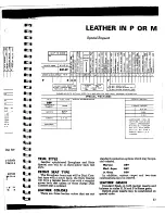 Preview for 201 page of Cadillac Calais 1969 Data Book