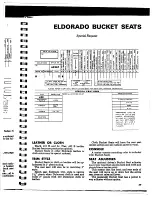 Preview for 207 page of Cadillac Calais 1969 Data Book