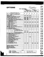 Preview for 228 page of Cadillac Calais 1969 Data Book