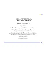 Предварительный просмотр 3 страницы Cadillac CATERA 1999 Owner'S Manual