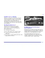 Предварительный просмотр 309 страницы Cadillac CATERA 1999 Owner'S Manual