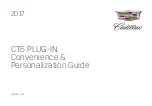 Cadillac CT6 PLUG-IN 2017 Convenience/Personalization Manual preview