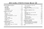 Cadillac CTC 2005 Owner'S Manual preview