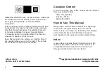 Preview for 2 page of Cadillac CTC 2005 Owner'S Manual