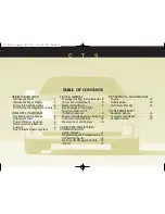 Preview for 2 page of Cadillac CTS 2007 Customer Convenience/Personalization Manual