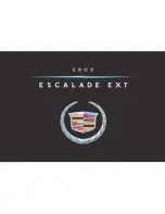 Cadillac ESCALADE EXT 2002 Manual preview