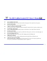 Preview for 2 page of Cadillac ESCALADE EXT 2002 Manual