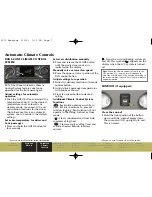 Preview for 7 page of Cadillac ESCALADE EXT 2004 Customer Convenience/Personalization Manual